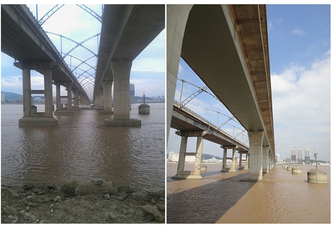 山东飞云江大桥梁底保护修饰